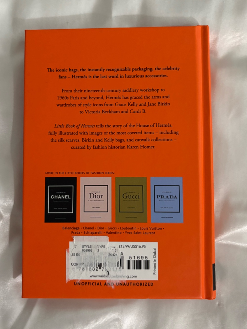 Hermès Orange Hardcover 'Little Book of Hermès' - Picture 3 of 4